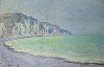 尅勞德 莫奈 Cliff at Pourville